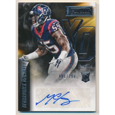 2015 Panini Playbook Rookie X's and O's Signatures #3 Benardrick McKinney