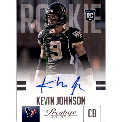 2015 Prestige Rookie Autographs #257 Kevin Johnson