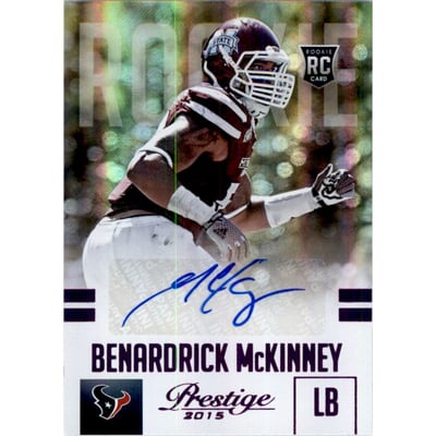 2015 Prestige Rookie Autographs Purple #208 Benardrick McKinney/100
