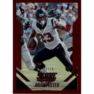 2015 Score Red Zone #77 Arian Foster