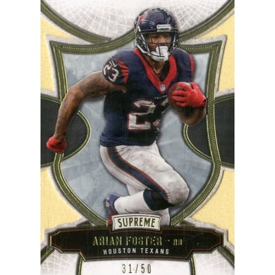 2015 Topps Supreme Gold #28 Arian Foster