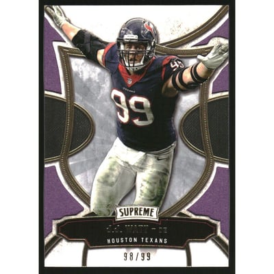 2015 Topps Supreme Violet #5 J.J. Watt