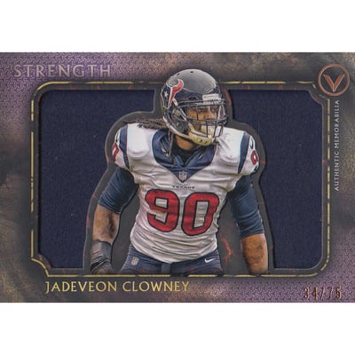 2015 Topps Valor Jumbo Relics Strength #VJRJC Jadeveon Clowney