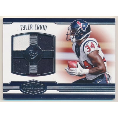 2016 Panini Plates and Patches Rookie Quad Patches #38 Tyler Ervin