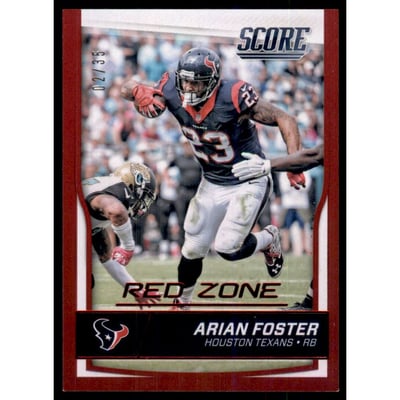 2016 Score Jumbo Red Zone #130 Arian Foster