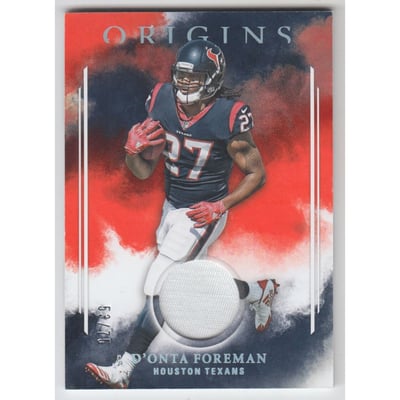 2017 Panini Origins Rookie Patches Orange #23 D'Onta Foreman