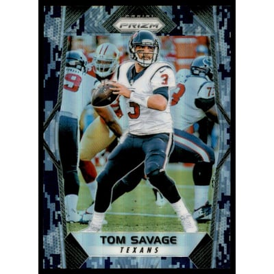 2017 Panini Prizm Prizms Camo #54 Tom Savage