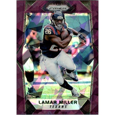 2017 Panini Prizm Prizms Purple Crystals #200 Lamar Miller