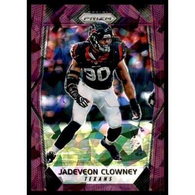 2017 Panini Prizm Prizms Purple Crystals #49 Jadeveon Clowney