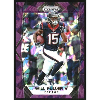 2017 Panini Prizm Prizms Purple Crystals #51 Will Fuller V