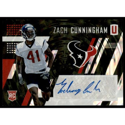 2017 Panini Unparalleled Rookie Autographs #250 Zach Cunningham/199