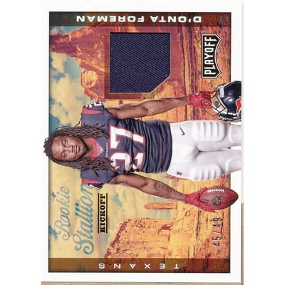 2017 Playoff Rookie Stallions Jerseys Kickoff #25 D'Onta Foreman