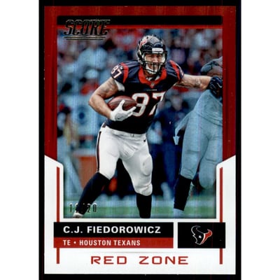 2017 Score Red Zone #75 C.J. Fiedorowicz