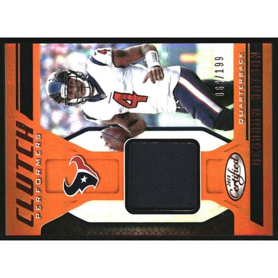 2018 Certified Clutch Performers Jerseys Mirror Orange #10 Deshaun Watson