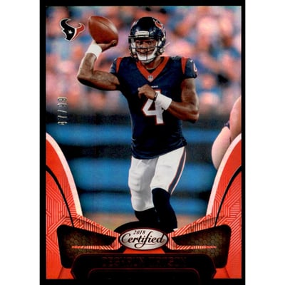 2018 Certified Mirror Red #91 Deshaun Watson
