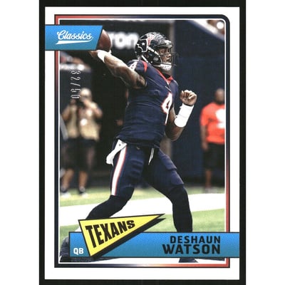 2018 Classics Blank Back #40 Deshaun Watson