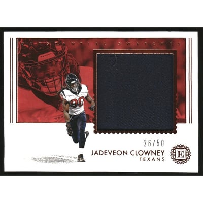 2018 Panini Encased Substantial Swatches #14 Jadeveon Clowney