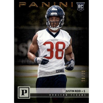 2018 Panini Gold Knight #390 Justin Reid