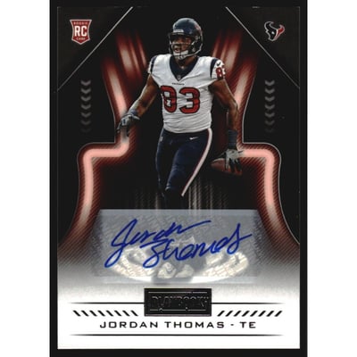 2018 Panini Playbook Rookie Signatures #184 Jordan Thomas