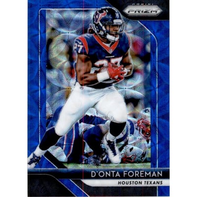 2018 Panini Prizm Prizms Blue Scope #126 D'Onta Foreman
