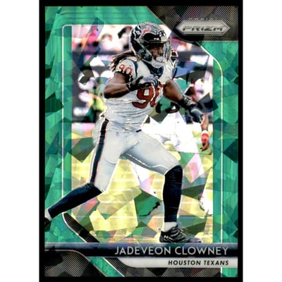2018 Panini Prizm Prizms Green Crystals #123 Jadeveon Clowney