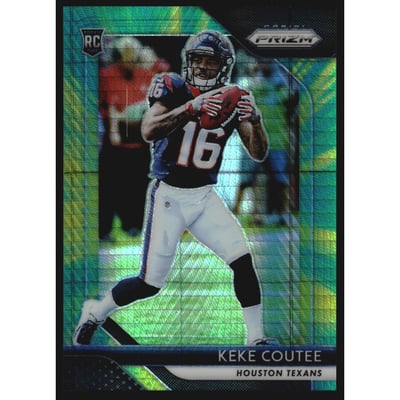 2018 Panini Prizm Prizms Hyper #228 Keke Coutee