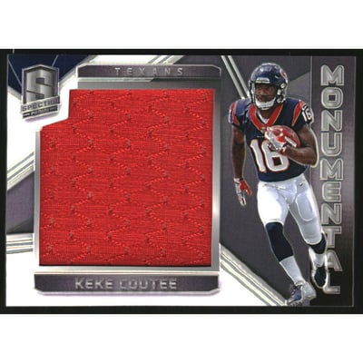 2018 Panini Spectra Monumental Memorabilia #29 Keke Coutee