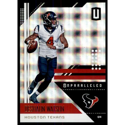 2018 Panini Unparalleled Superplaid #76 Deshaun Watson