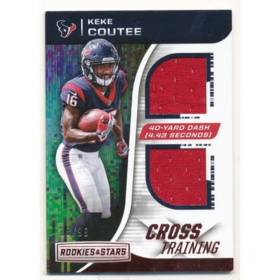 2018 Rookies and Stars Cross Training Jerseys #28 Keke Coutee