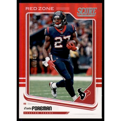 2018 Score Red Zone #131 D'Onta Foreman