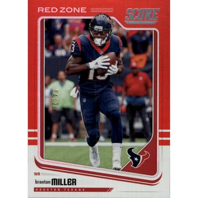 2018 Score Red Zone #134 Braxton Miller