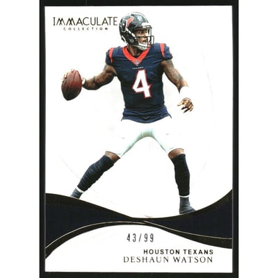 2019 Immaculate Collection #40 Deshaun Watson