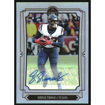 2019 Panini Legacy Premium Penmanship #42 Jordan Thomas