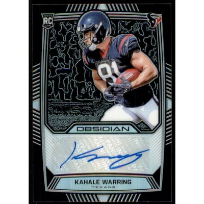 2019 Panini Obsidian Rookie Autographs #77 Kahale Warring/150
