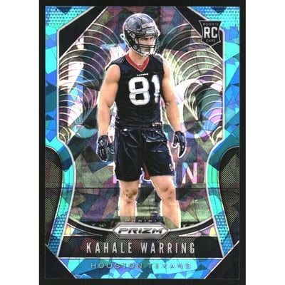 2019 Panini Prizm Prizms Blue Ice #394 Kahale Warring