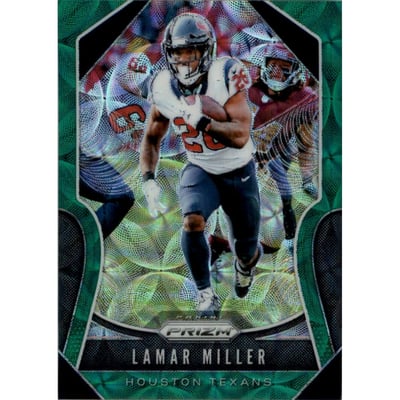 2019 Panini Prizm Prizms Green Scope #137 Lamar Miller