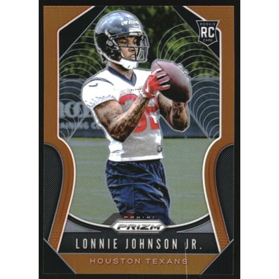 2019 Panini Prizm Prizms Orange #396 Lonnie Johnson Jr.
