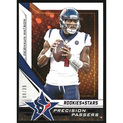 2019 Rookies and Stars Precision Passers Purple #7 Deshaun Watson