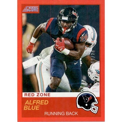 2019 Score Red Zone #44 Alfred Blue