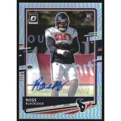 2020 Donruss Optic Rookies Autographs Holo #133 Ross Blacklock/75