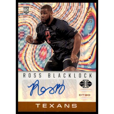 2020 Panini Illusions Rookie Signs Orange #22 Ross Blacklock