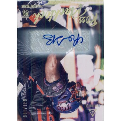 2020 Panini Luminance Rookie Luminance Autographs Gold #116 Ross Blacklock/100