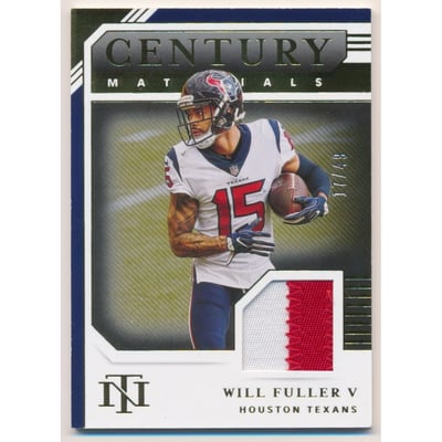 2020 Panini National Treasures Century Materials Prime #99 Will Fuller V