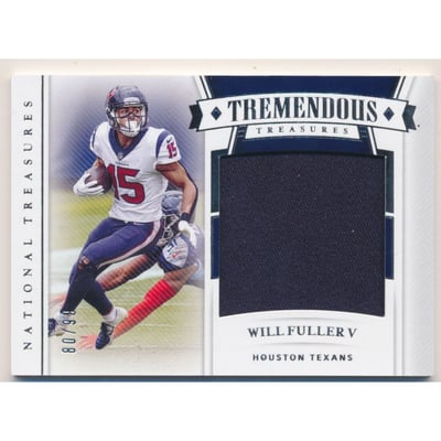 2020 Panini National Treasures Tremendous Treasures Materials #50 Will Fuller V/99