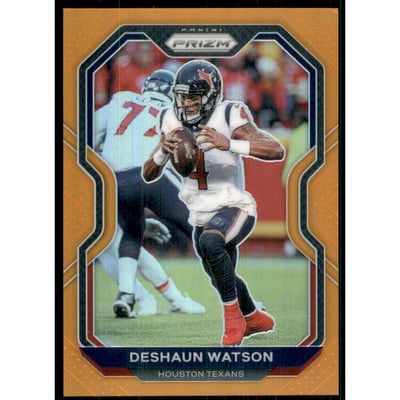 2020 Panini Prizm Prizms Orange #74 Deshaun Watson
