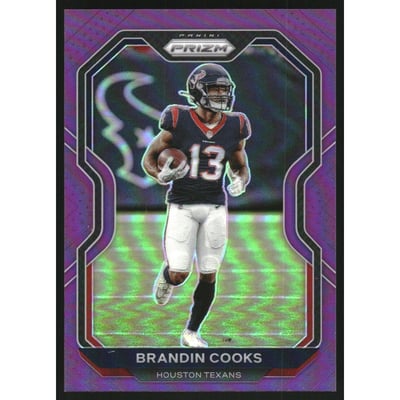 2020 Panini Prizm Prizms Purple #76 Brandin Cooks