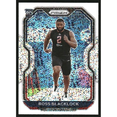 2020 Panini Prizm Prizms White Sparkle #394 Ross Blacklock