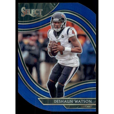 2020 Select Prizm Blue Die Cut #328 Deshaun Watson
