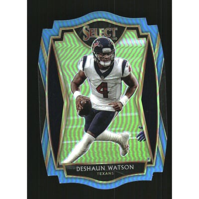2020 Select Prizm Light Blue Die Cut #127 Deshaun Watson