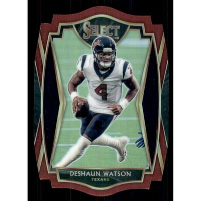 2020 Select Prizm Maroon Die Cut #127 Deshaun Watson